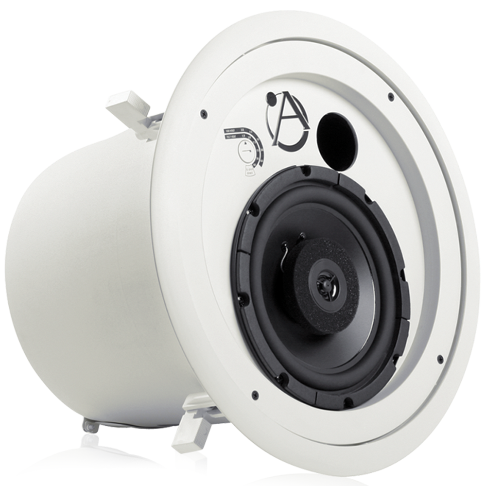 8 Coaxial In-Ceiling Speaker with 60-Watt 70 100V Transformer and Ported Enclosure