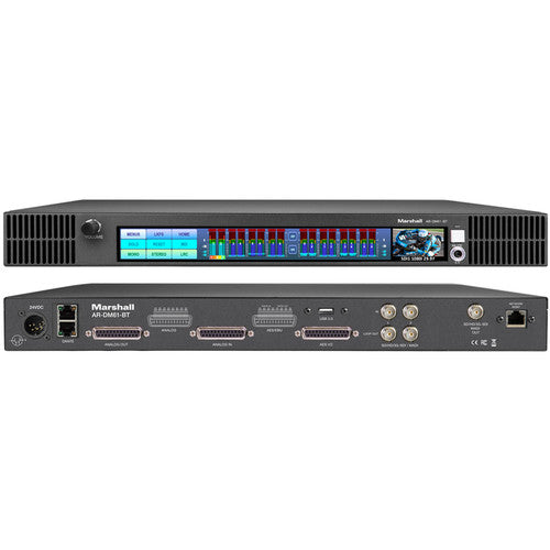 Marshall Electronics AR-DM61-BT-DB Rackmount Multichannel Digital Audio Monitor with Dolby Module