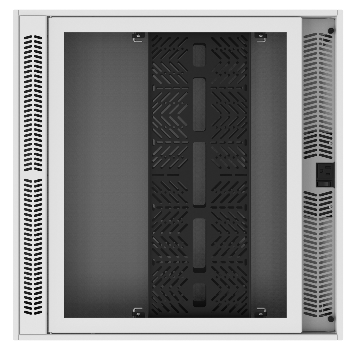 Atlas Sound 2' x 2' Ceiling-Mount Rack with 2RU, Standard-Width, AmbiTILT™ Shelf and Integrated AC Power Pack - Without Projector Pole Adapter CR222-NR 5