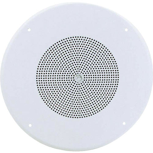 Atlas Sound GD87W 8 2-Way 16W Coaxial Ceiling Speaker with Baffle & 70.7V Transformer