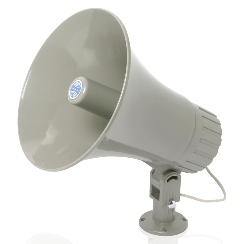 Atlas Sound Re-Entrant Horn Speaker with 25V 70.7V-30W Transformer GA-30T