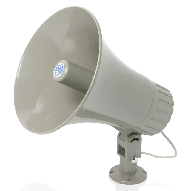 Atlas Sound Re-Entrant Horn Speaker with 25V 70.7V-30W Transformer GA-30T