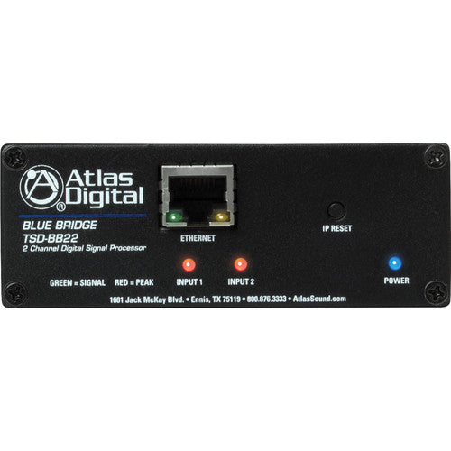Atlas Sound TSD BlueBridge 2 Input 2 Output DSP Audio Processor 5
