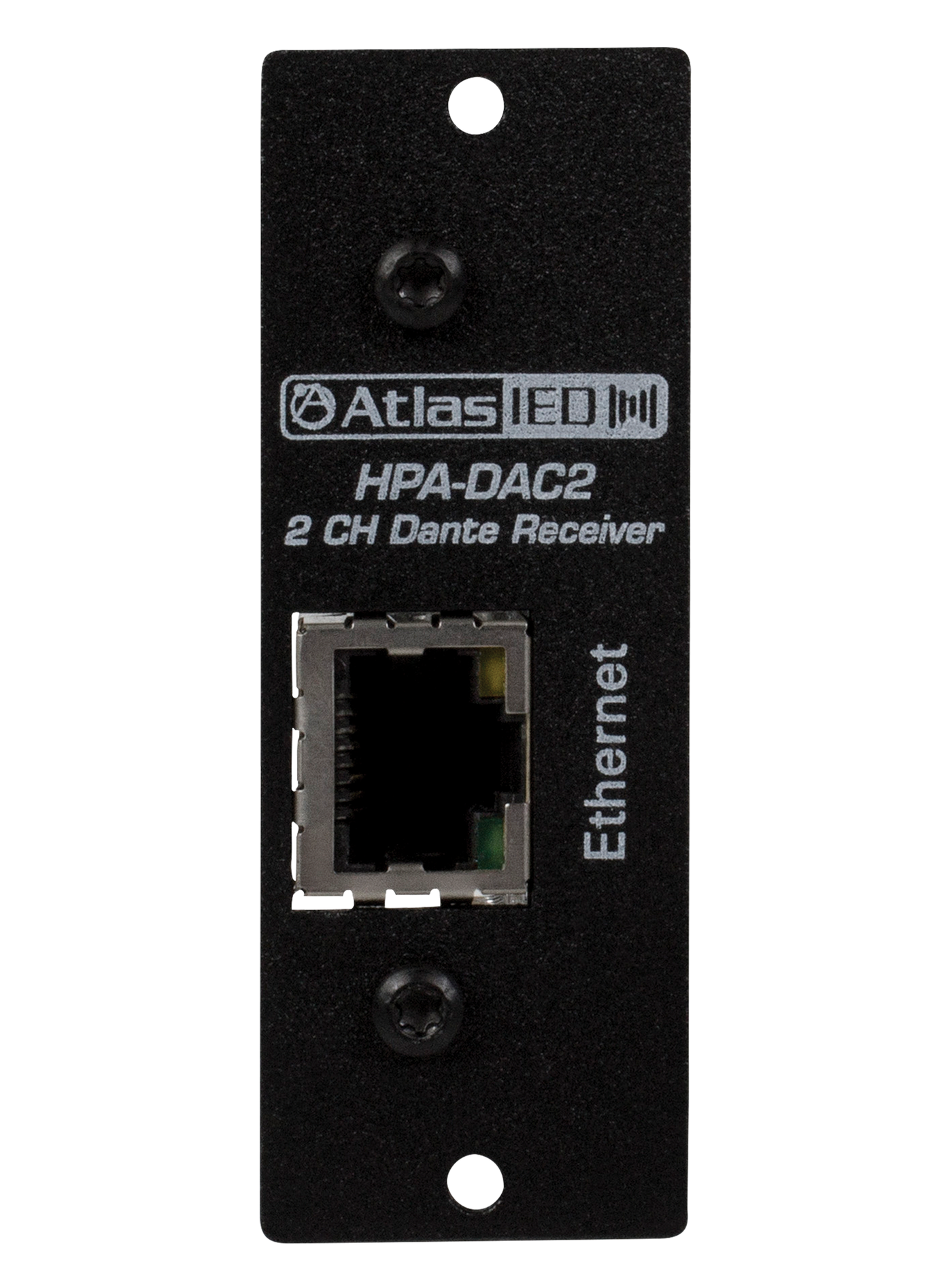 Atlas Sound Two-Input Dante® Accessory Card for HPA Amplifiers HPA-DAC2 1