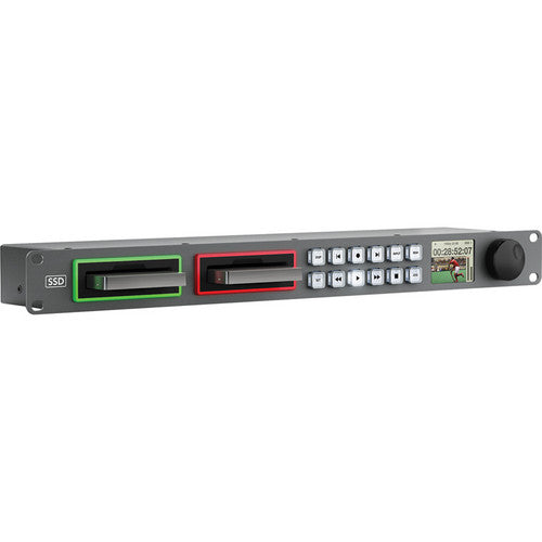 Blackmagic Design HyperDeck Studio SSD Deck HYPERD ST front angle