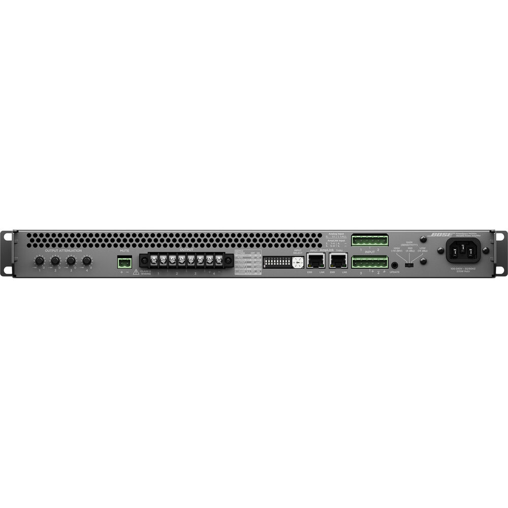 Bose 803288-1110 Professional Powerspace P4300A 4-Channel Power Amp with AmpLink1