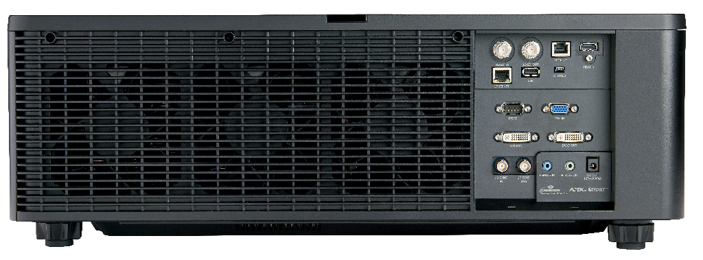 CHRISTIE D20WU2-HS D13HD2-HS 13,000 Lumen HD 1DLP Laser Projector view of ports inputs and outputs
