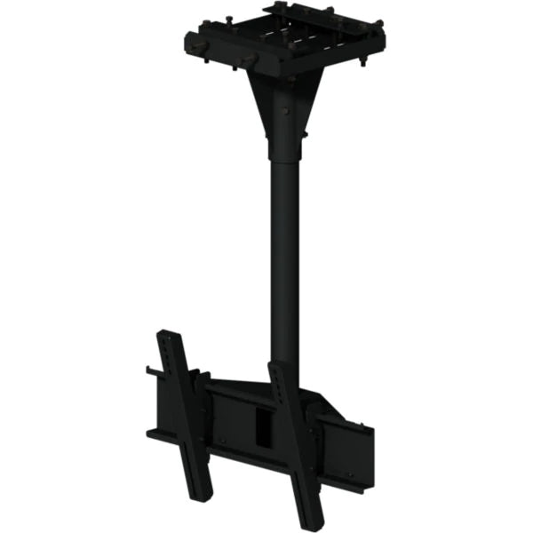 Peerless-AV ECMU-01-I Wind Rated 15″ I-Beam Ceiling Tilt Mount for 32″ to 65″ Outdoor TVs and Displays (Black)