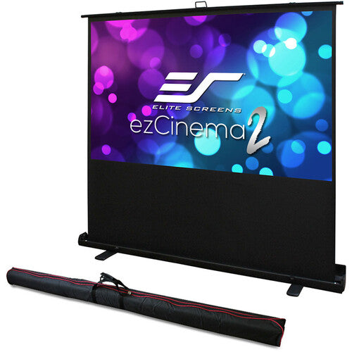 Elite Screens Portable Ez Cinema 2 84 16 9 - MaxWhite 2 Black Case With Bag