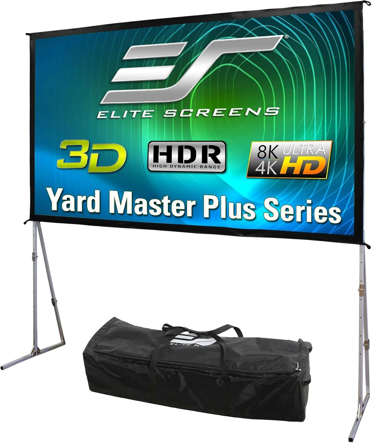 Elite Screens OMS200H2PLUS Yard Master Plus Series 16:9 Projection Screen (200")