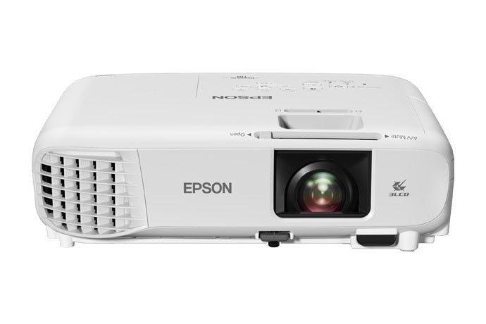 Epson V11HA03020 PowerLite 118 3LCD XGA Classroom Projector with Dual HDMI front