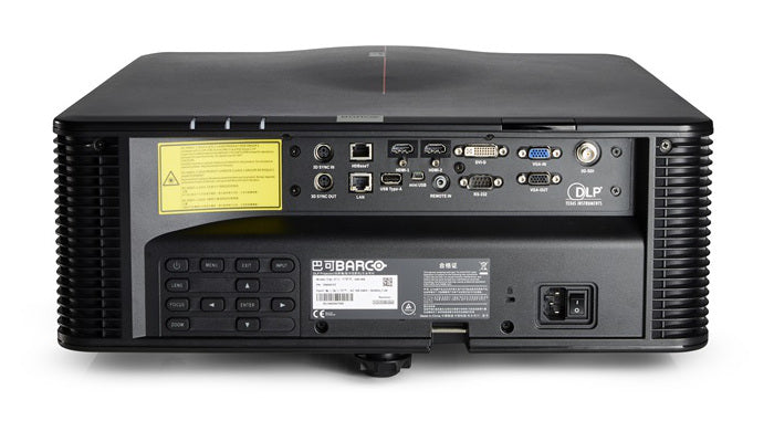 Barco G60-W7-B Projector Rear Inputs