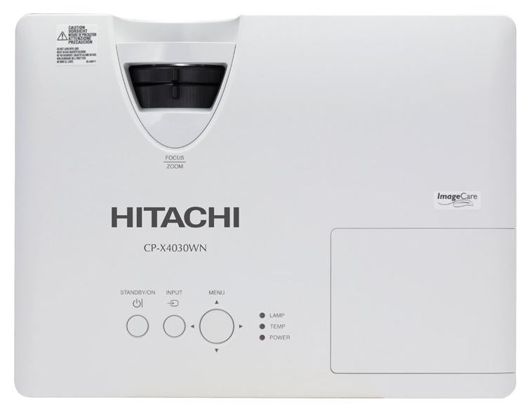 Hitachi CP-X4030N 3LCD Projector top view