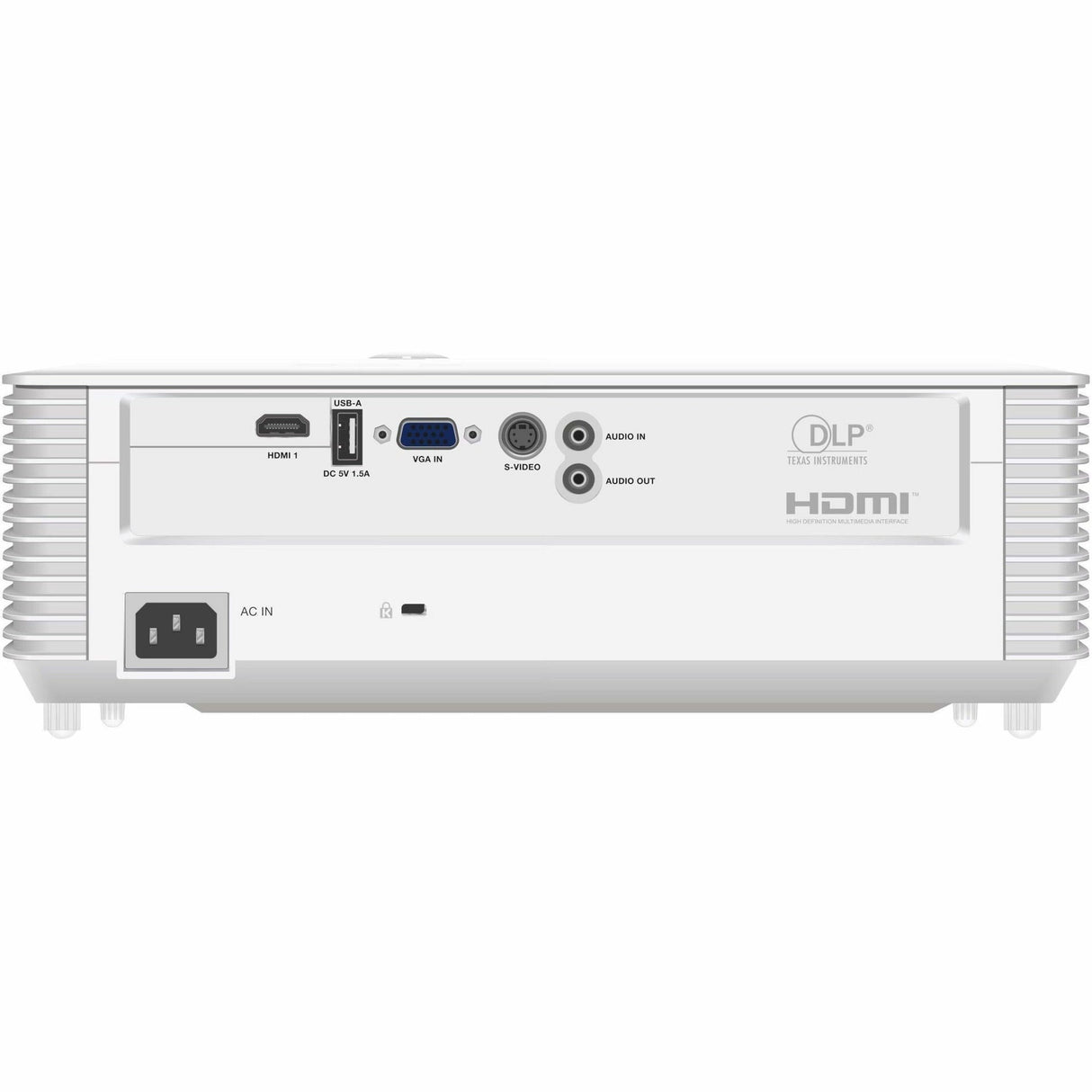 InFocus Genesis I SP122 SVGA Home Video Projector input output