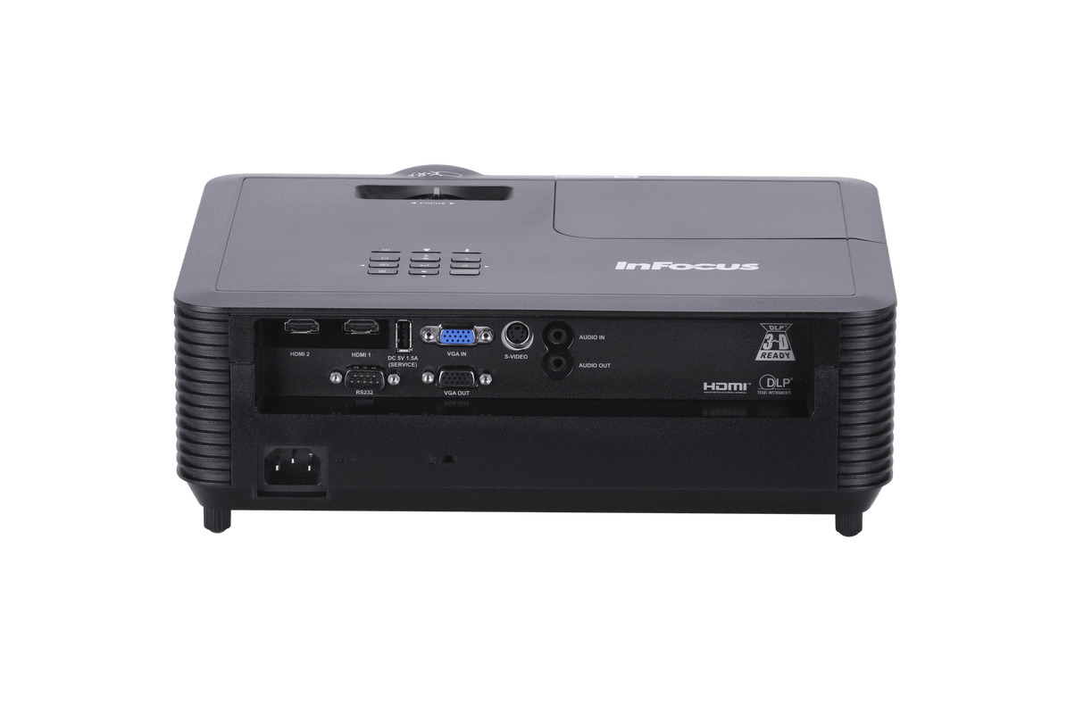 InFocus IN114BBST XGA DLP short-throw projector input output