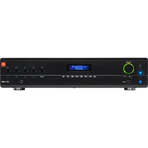 JBL Professional VMA1120 VMA Series Mixer Amplifier 5-Input Channel 1-Output Channel 120W at 70V front
