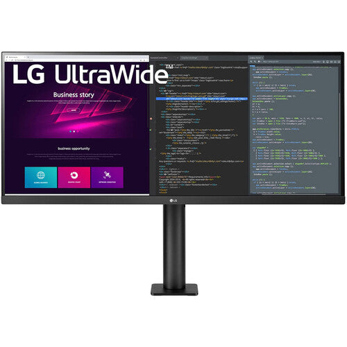 LG 34BN780-B 34 21 9 UltraWide FreeSync WQHD HDR IPS Monitor with Ergonomic Stand