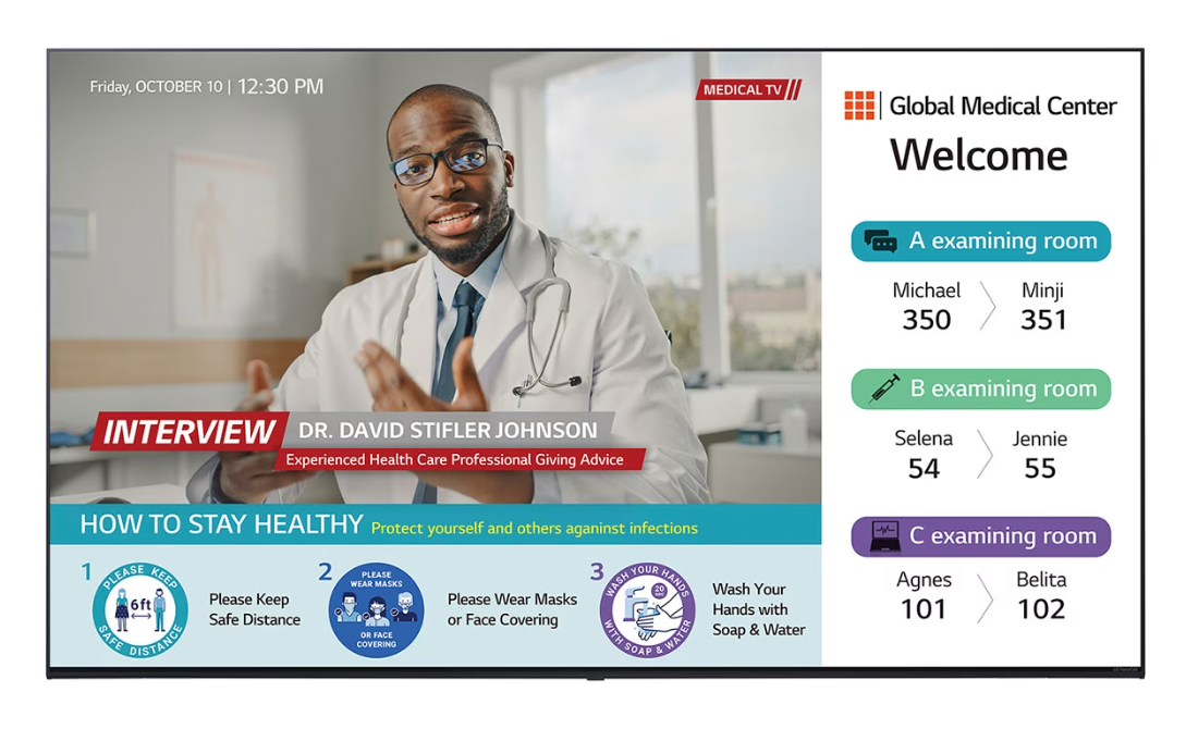 LG 55UR772M 55 4K UHD Pro Centric Hospital Display