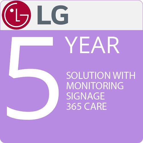 LG LCLP50E.AUS Signage365Care - 5-Year Solution with Monitoring