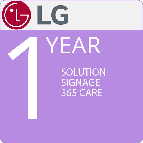 LG LCLS10E.AUS Signage365Care - 1-Year Solution