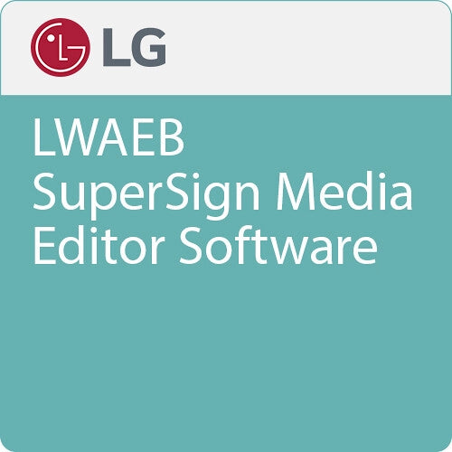 LG LWAEB SuperSign Media Editor Software