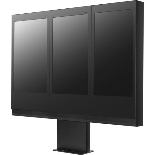 LG ST-493X 3 x 1 Portrait Stand for Three LG 49XEB3E Displays