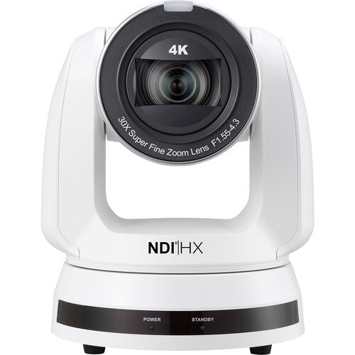 Lumens VC-A71PNW 4K60 NDI HX HDMI PTZ Camera with 30x Optical Zoom (White)