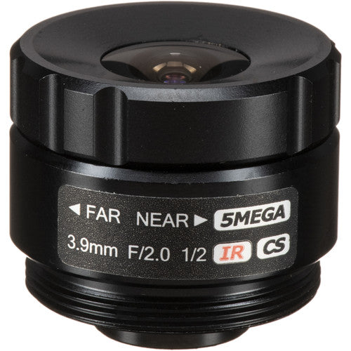 Marshall Electronics 1 2 CS-Mount 3.9mm Fixed Lens V-553.9-5MP-VIS-IR