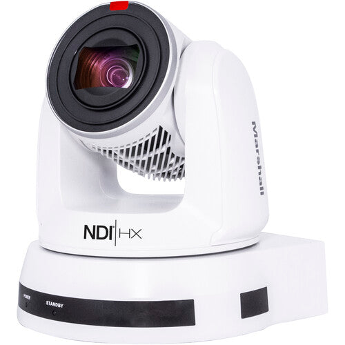 Marshall Electronics CV630-NDIW UHD 4K30 NDI HX PTZ Camera (White)