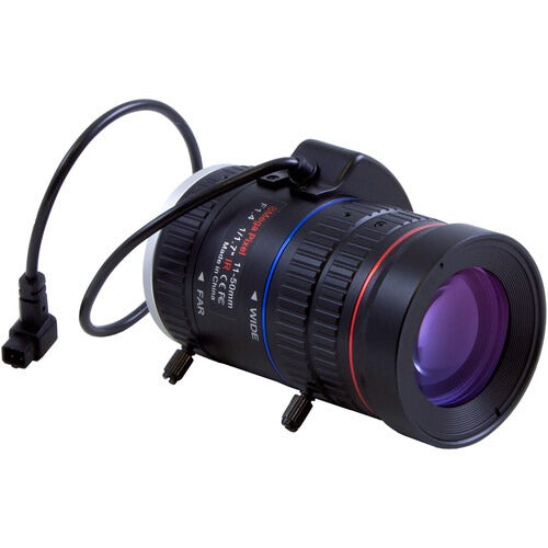 Marshall Electronics CS1150-8MP 8MP 11-50mm f/1.4 Varifocal CS-Mount Lens