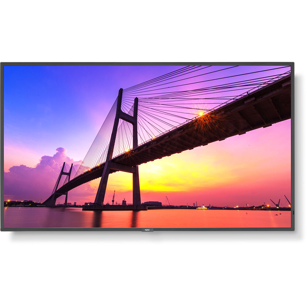 NEC ME501 Series 50 Class 4K UHD Commercial IPS LED Display with integrated SoC Media Player front