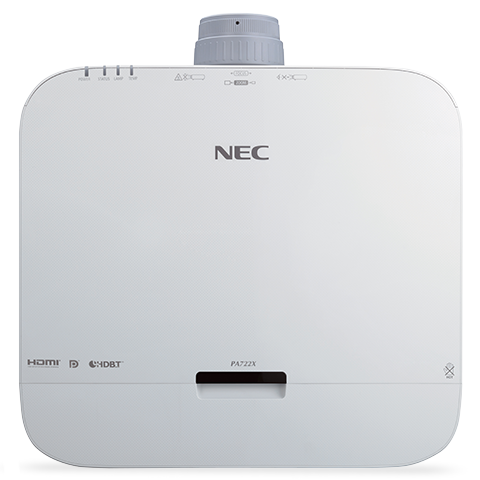 NEC NP-PA722X-13ZL Professional 3LCD XGA Projector top view