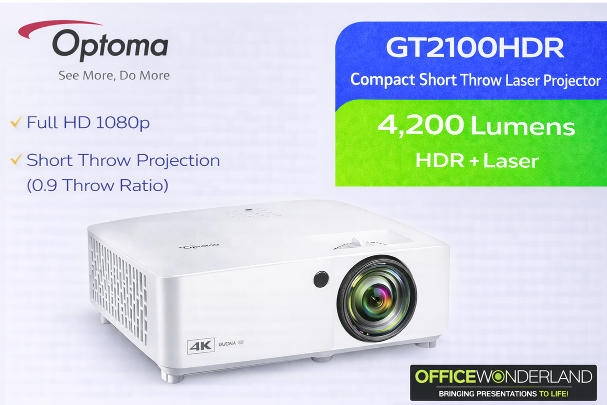 Optoma GT2100HDR Full HD Short-Throw DLP Projector