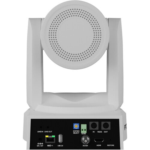 PTZOptics Move 4K SDI HDMI USB IP PTZ Camera w 30x Optical Zoom (White) input output