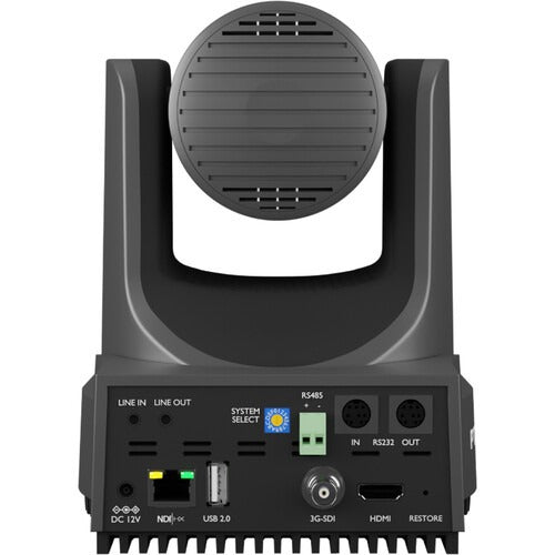 PTZOptics PT12X-4K-GY-G3 Move 4K SDI HDMI USB IP PTZ Camera with 12x Optical Zoom (Gray) input output