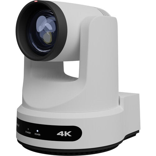 PTZOptics PT12X-LINK-4K-WH Link 4K SDI HDMI USB IP PTZ Camera with 12x Optical Zoom (White) angled