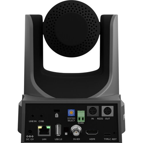 PTZOptics PT12X-SE-GY-G3 Move SE SDI HDMI USB IP PTZ Camera with 12x Optical Zoom (Gray) input output