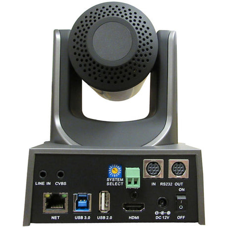 PTZOptics PT12X-USB-GY-G2 Videoconferencing PTZ Camera rear view connections