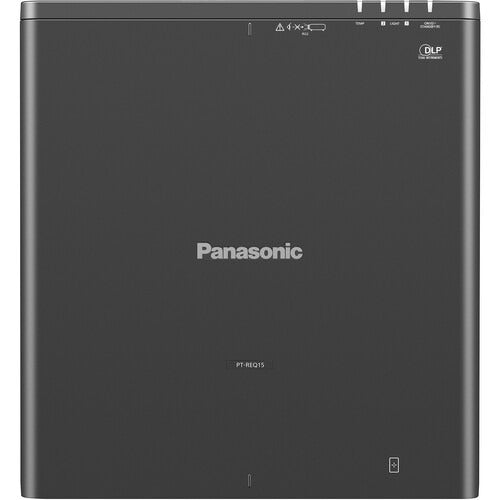 Panasonic PT-REQ15BU 15,000-Lumen Pixel Shift UHD 4K Laser DLP Projector (Black)