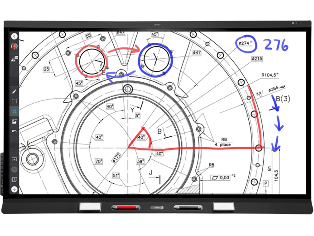 SMARTBOARD SBID-6465S-V3-P 65 4K UHD Interactive Display