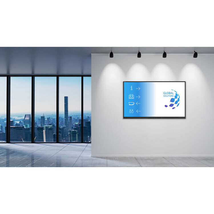 SMART Technologies SMART Board NX175 75" UHD 4K Commercial Monitor Front