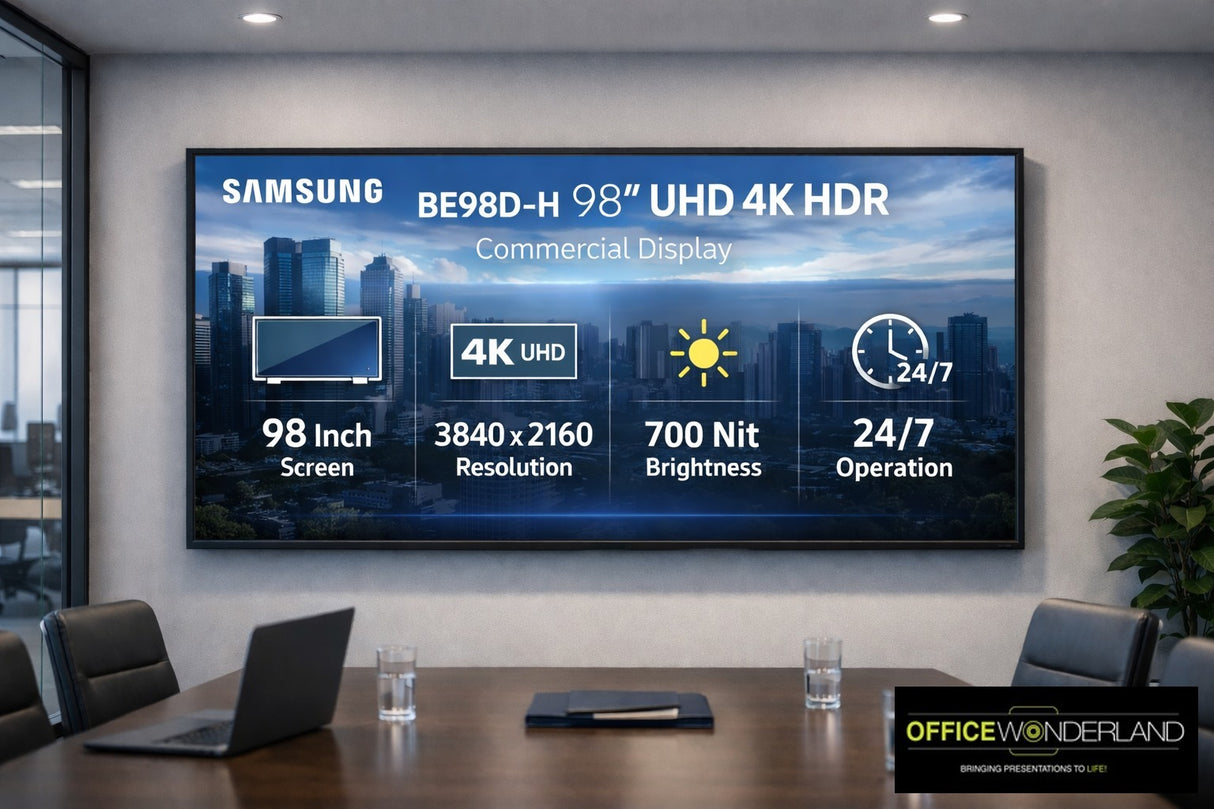 Samsung BE98D-H Series 98" UHD 4K HDR Commercial display - Buy Online | Authorized Dealer