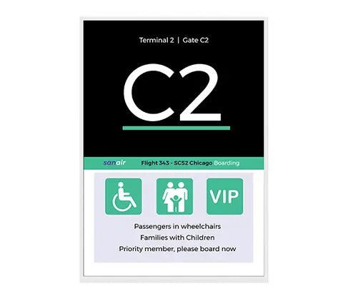 Sharp EP-CA22 28.6" ePaper digital signage