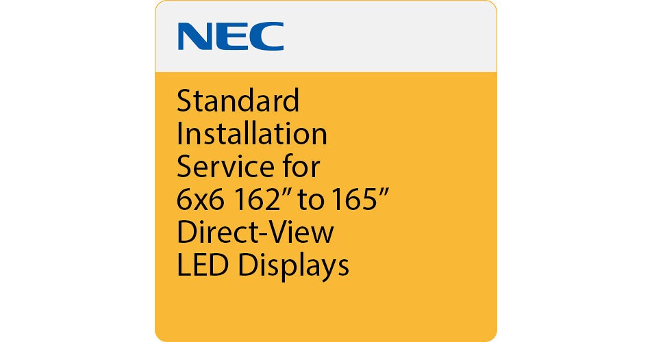 Sharp Standard Installation Service for 6x6 162 to 165" Direct-View LED Displays