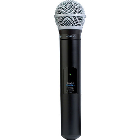 Shure PGXD2PG58X8 Digital Wireless Handheld Microphone Transmitter with Beta 58A Capsule