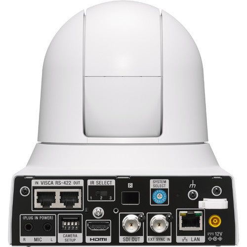 Sony BRC-X400W rear input and output connections view