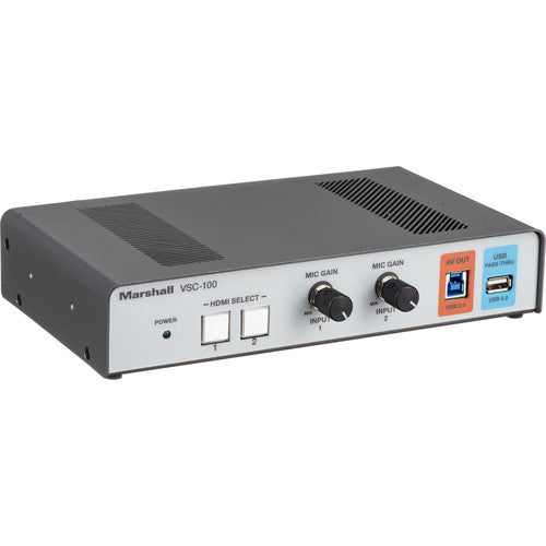Marshall Electronics AV Consolidator Bridge with Dual HDMI and USB Pas ...