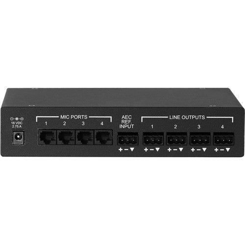 Vaddio EasyUSB MicPOD I O Interface with Two CeilingMIC Microphones 999-88000-000 input output