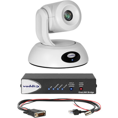 Vaddio RoboSHOT 12E HDBT OneLINK Bridge System for Polycom Codecs (White) 99996450500W