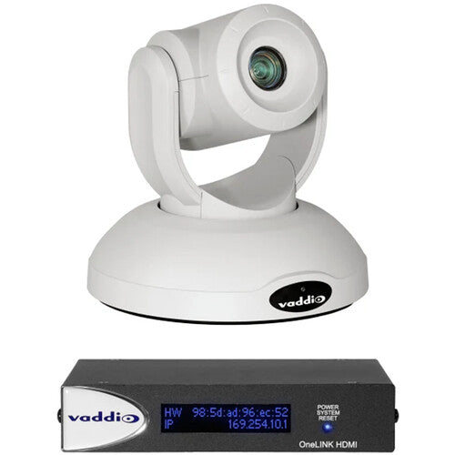 Vaddio RoboSHOT 40 UHD 4K OneLINK HDMI System (White Camera) 9999952100W